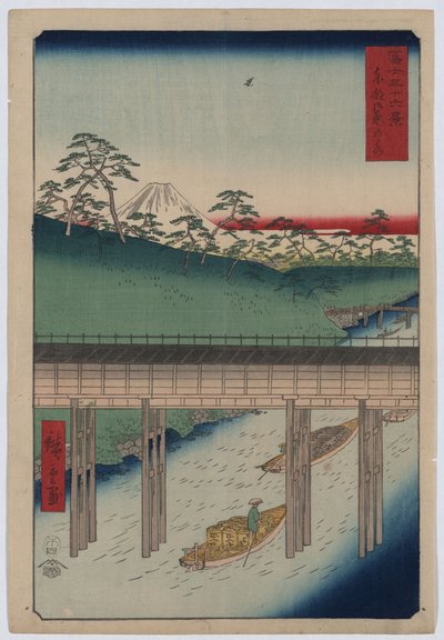 36 Views of Mount Fuji - #5. Ochanomizu by Utagawa Hiroshige